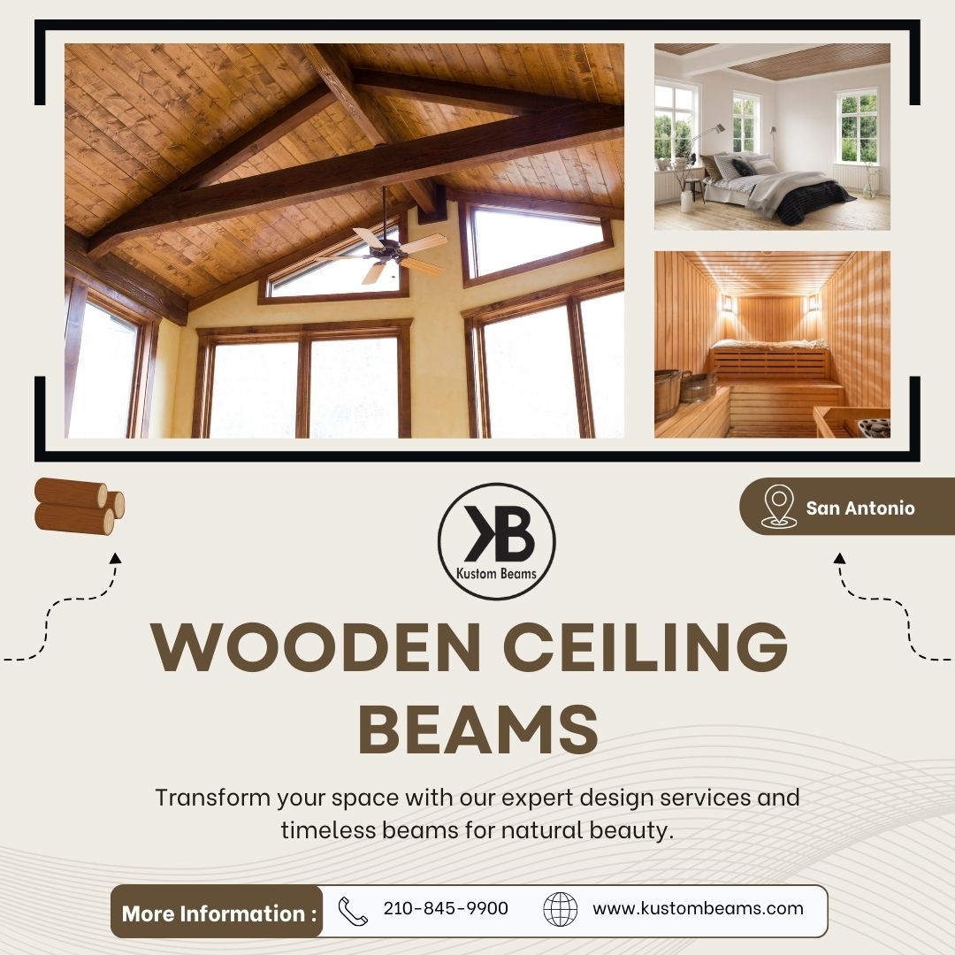 Wooden Ceiling Beams In San Antonio